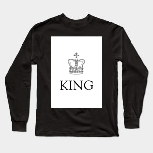 King Crown Long Sleeve T-Shirt